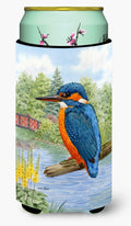 Kingfisher Tall Boy Hugger Can Cooler Sleeve Machine Washable Drink Collapsible Insulator Beverage Insulated Holder
