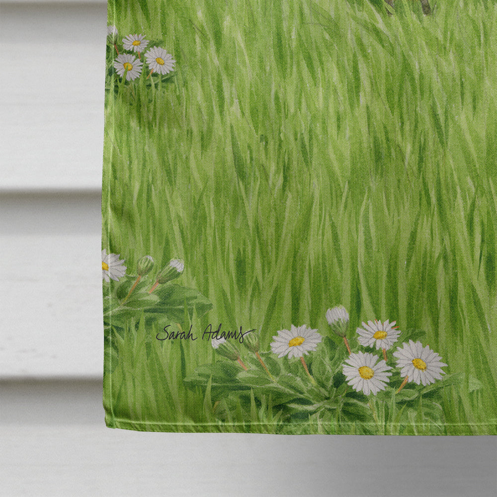 Female Mallard Duck & Ducklings House Flag 28x40 Porch Sleeve Pole Decorative Outside Yard Banner Artwork Wall Hanging, Polyester