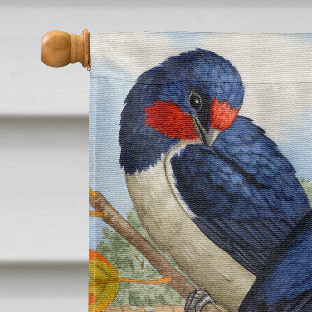 Barn Swallows House Flag 28x40 Porch Sleeve Pole Decorative Outside Yard Banner Artwork Wall Hanging, Polyester