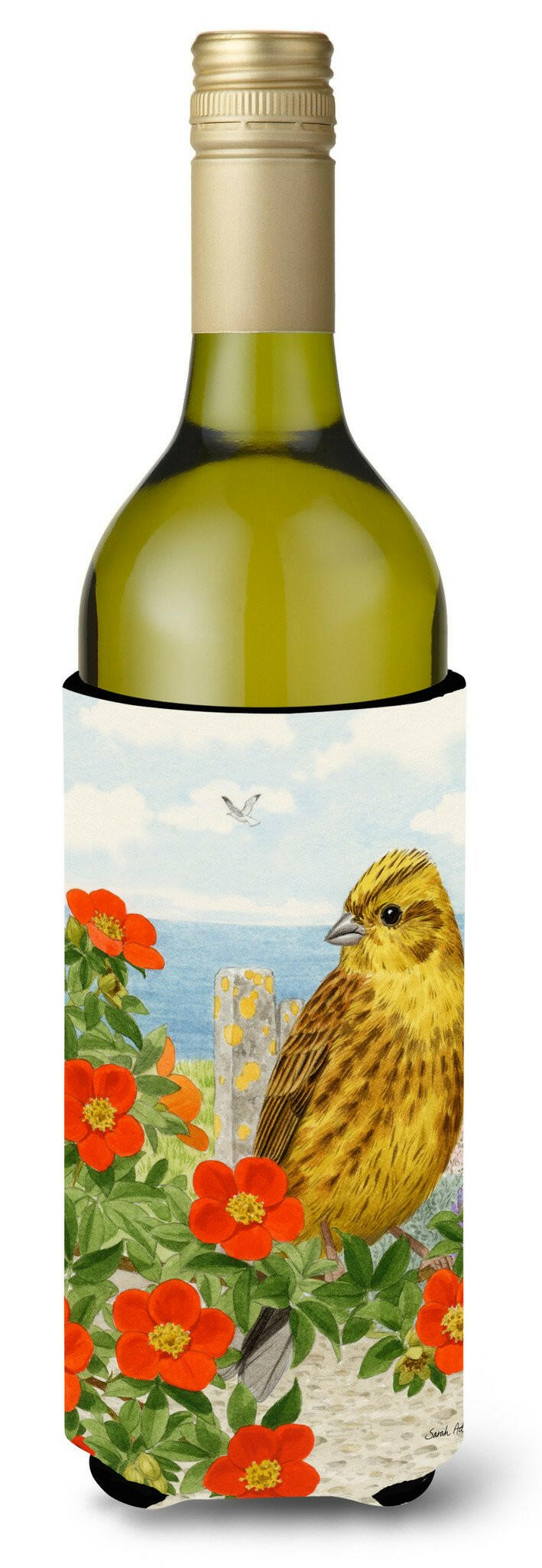 Yellowhammer Wine Bottle Hugger Gift Sleeve for Standard 750 ml Bottles, Insulated Reusable Also Fits Mini Shot & Pint Bottles