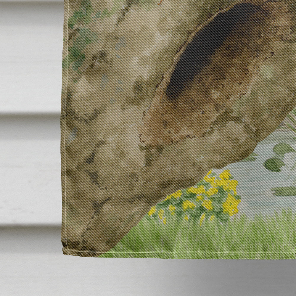 Red-breasted Nuthatch House Flag 28x40 Porch Sleeve Pole Decorative Outside Yard Banner Artwork Wall Hanging, Polyester