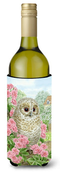 Tawny Owlet Wine Bottle Hugger Gift Sleeve for Standard 750 ml Bottles, Insulated Reusable Also Fits Mini Shot & Pint Bottles