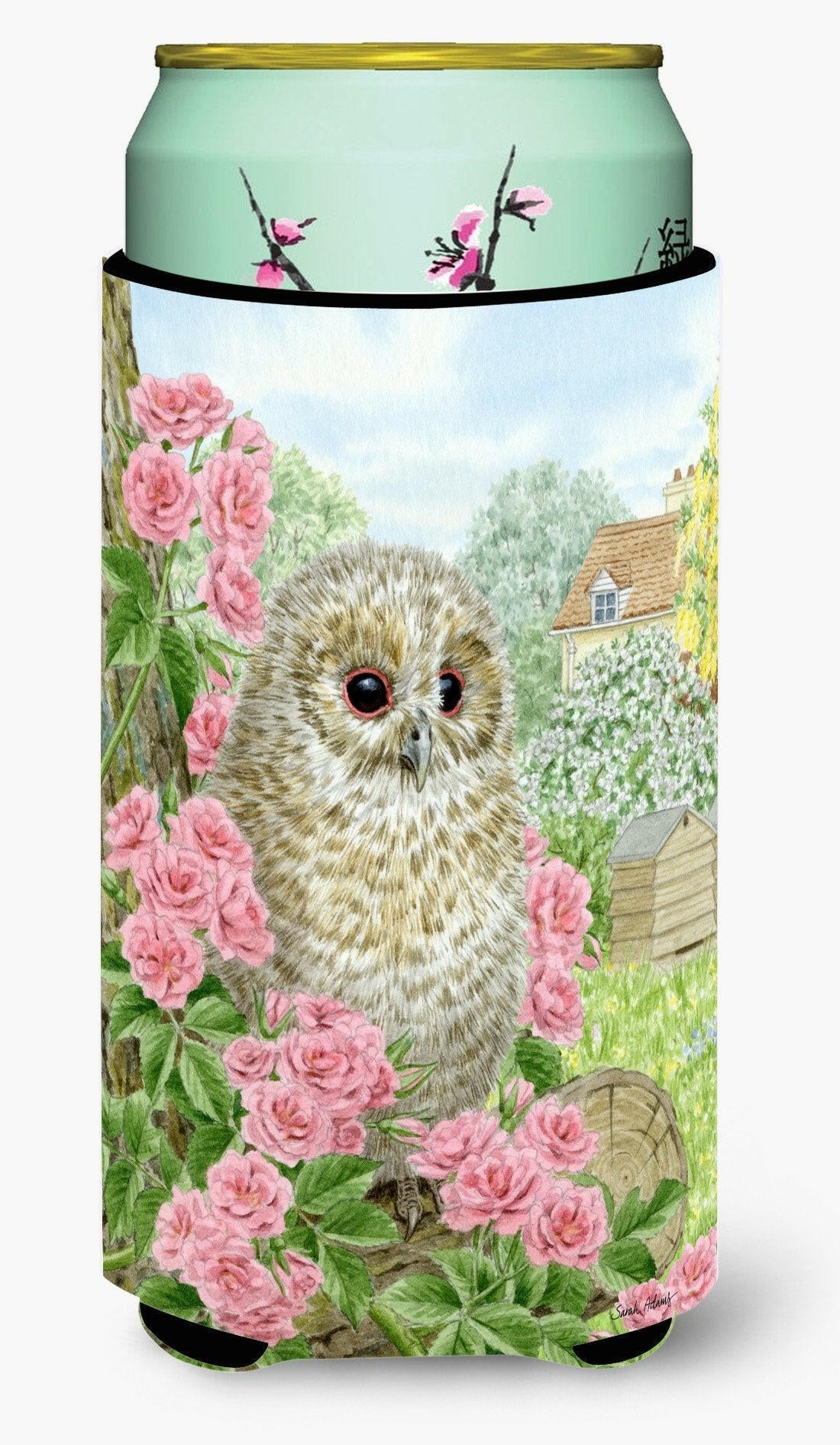 Tawny Owlet Tall Boy Hugger Can Cooler Sleeve Machine Washable Drink Collapsible Insulator Beverage Insulated Holder