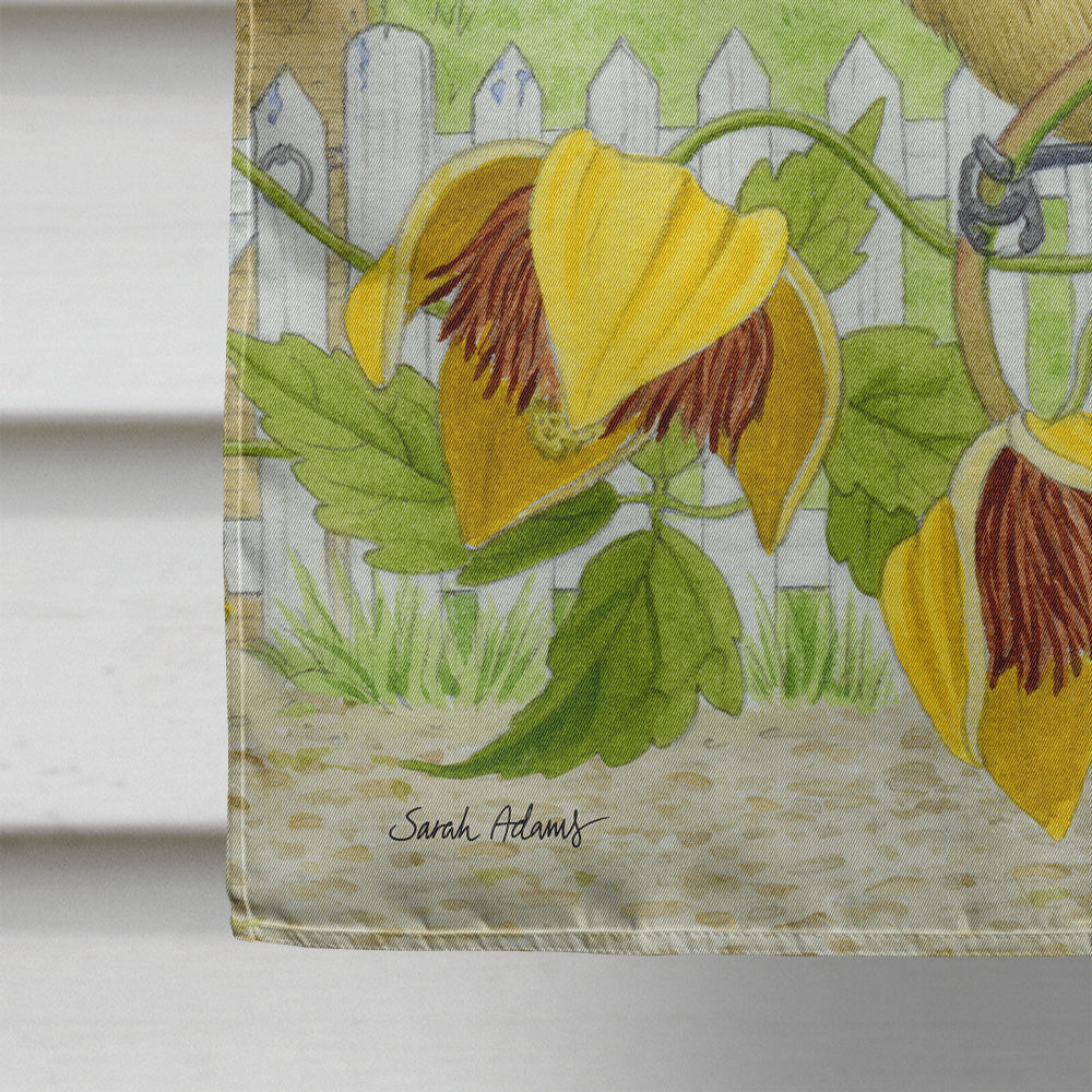 Coal Tit House Flag 28x40 Porch Sleeve Pole Decorative Outside Yard Banner Artwork Wall Hanging, Polyester