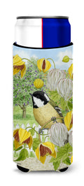 Coal Tit Slim Can Hugger , Insulated Foam Hugger for 12 oz Slim Cans, Beer Bottles & Water Bottles, Printed in USA