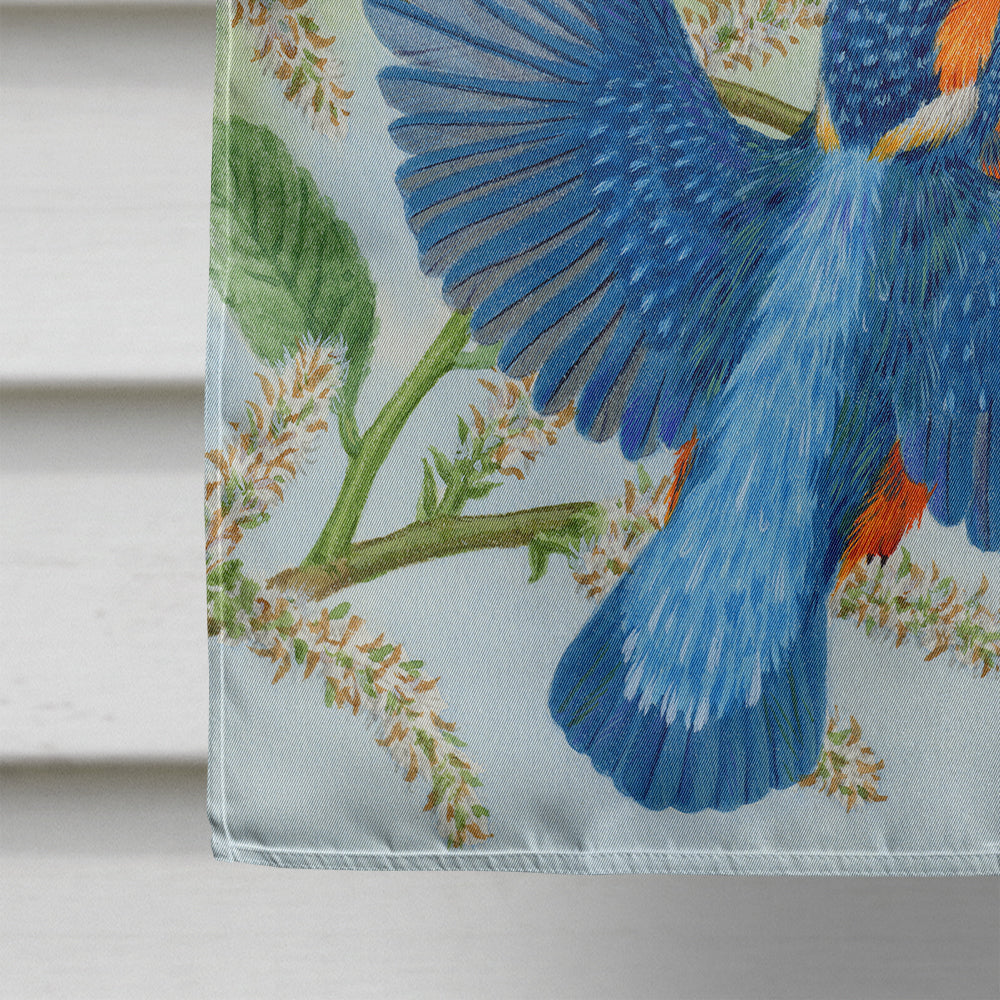 Kingfisher Family House Flag 28x40 Porch Sleeve Pole Decorative Outside Yard Banner Artwork Wall Hanging, Polyester