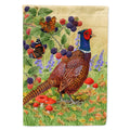 Pheasant House Flag 28x40 Porch Sleeve Pole Decorative Outside Yard Banner Artwork Wall Hanging, Polyester