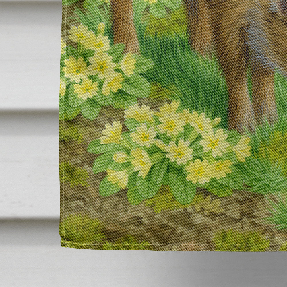 Wild Boar House Flag 28x40 Porch Sleeve Pole Decorative Outside Yard Banner Artwork Wall Hanging, Polyester