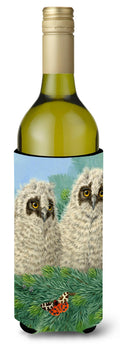 Owlets Wine Bottle Hugger Gift Sleeve for Standard 750 ml Bottles, Insulated Reusable Also Fits Mini Shot & Pint Bottles