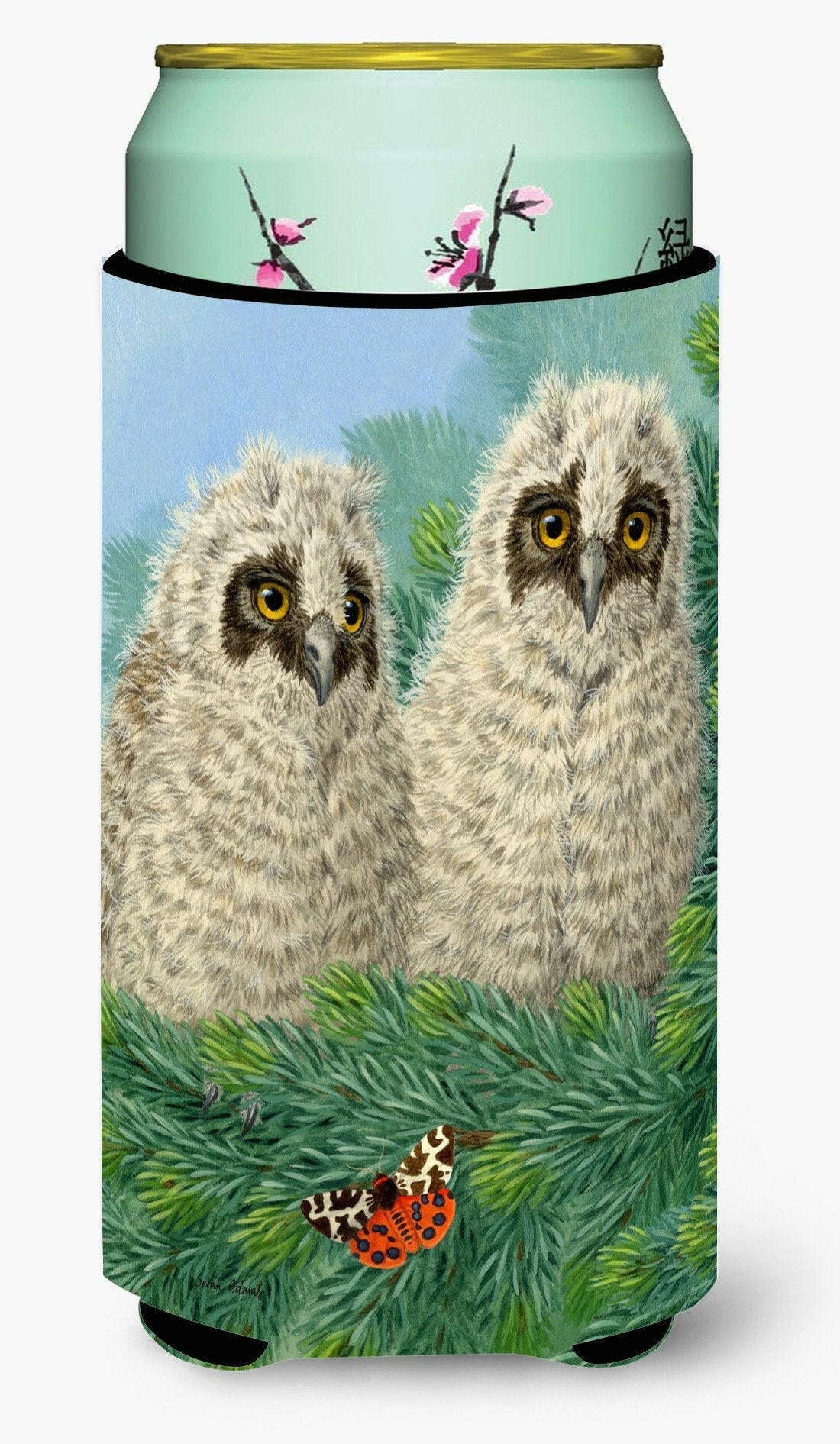 Owlets Tall Boy Hugger Can Cooler Sleeve Machine Washable Drink Collapsible Insulator Beverage Insulated Holder