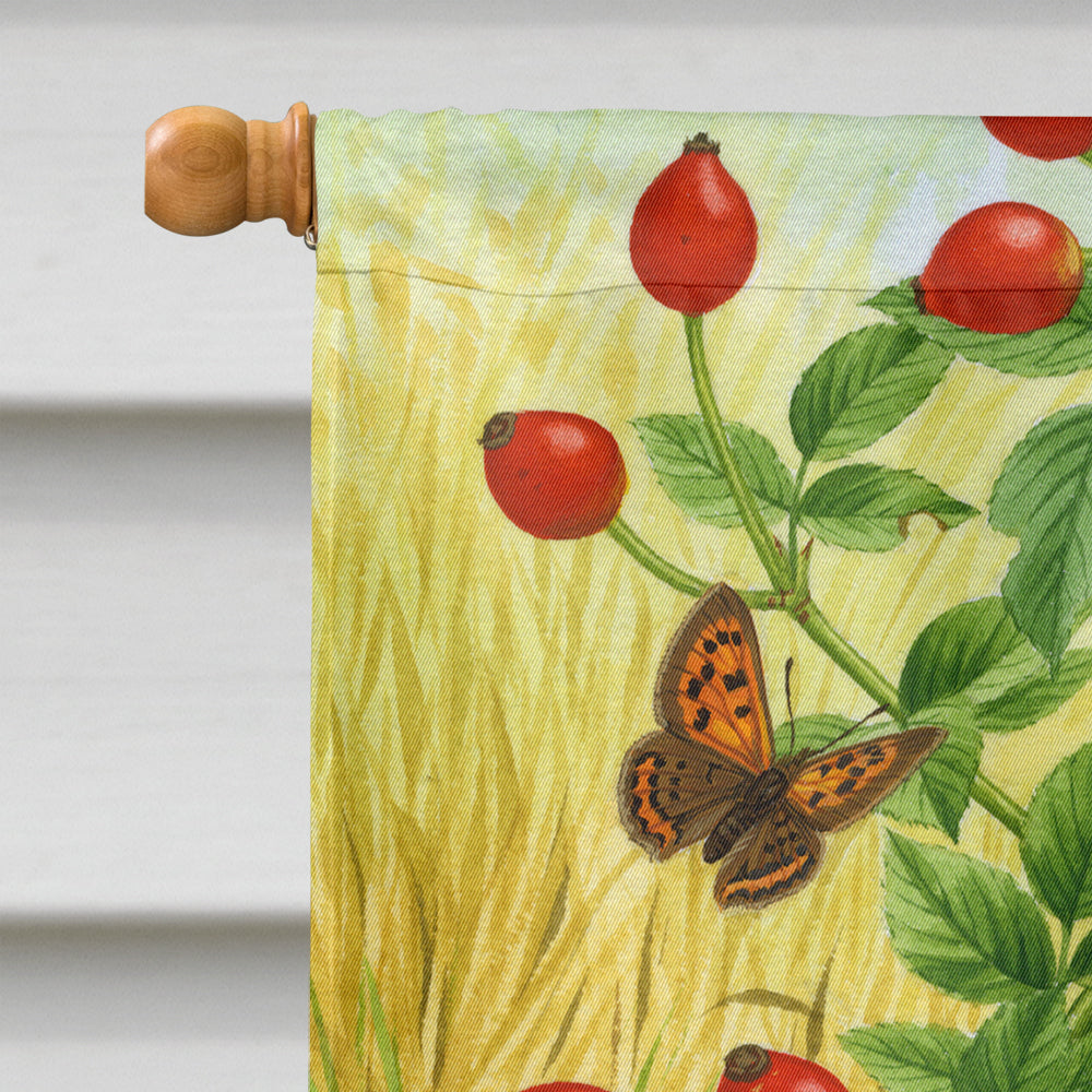 Badger House Flag 28x40 Porch Sleeve Pole Decorative Outside Yard Banner Artwork Wall Hanging, Polyester