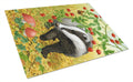 Badger Cutting Board Tempered Glass Kitchen Cutting Surface, Heat Resistant Chopping, Non-Slip Feet, Food Prep & Serving