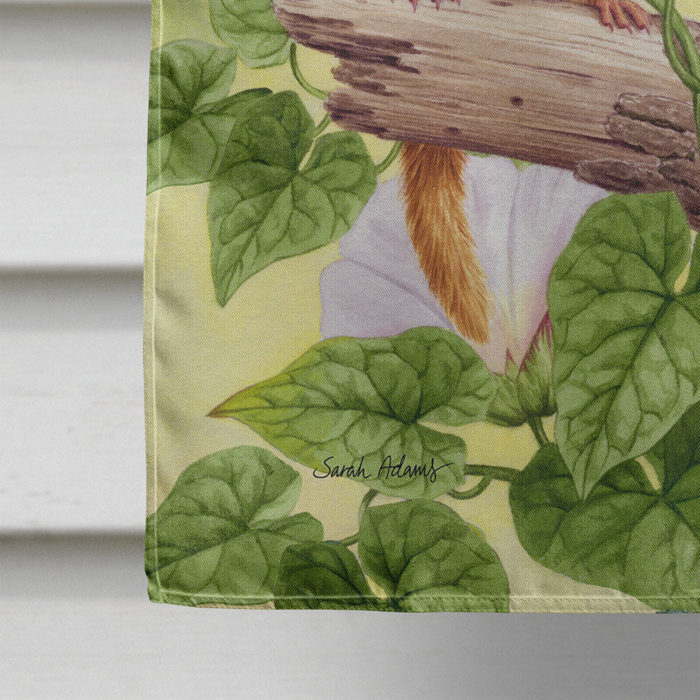 Dormouse House Flag 28x40 Porch Sleeve Pole Decorative Outside Yard Banner Artwork Wall Hanging, Polyester