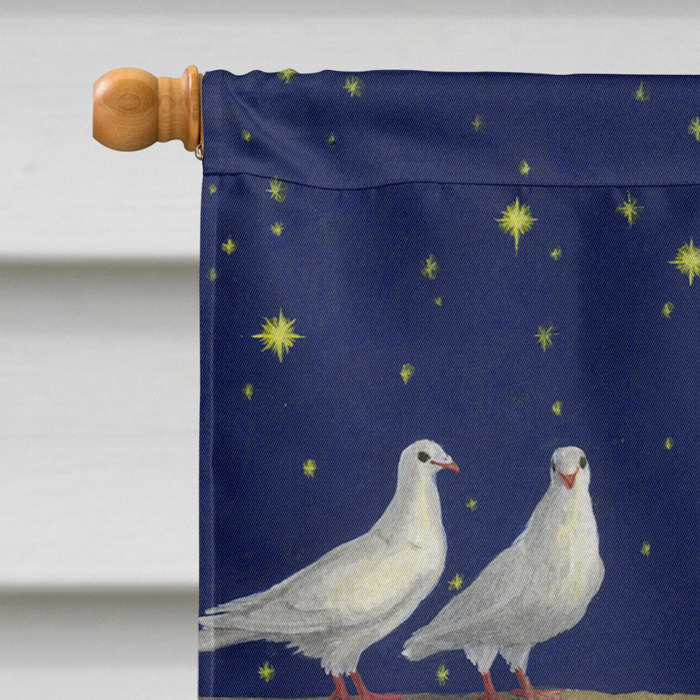 Nativity Scene with just animals House Flag 28x40 Porch Sleeve Pole Decorative Outside Yard Banner Artwork Wall Hanging, Polyester