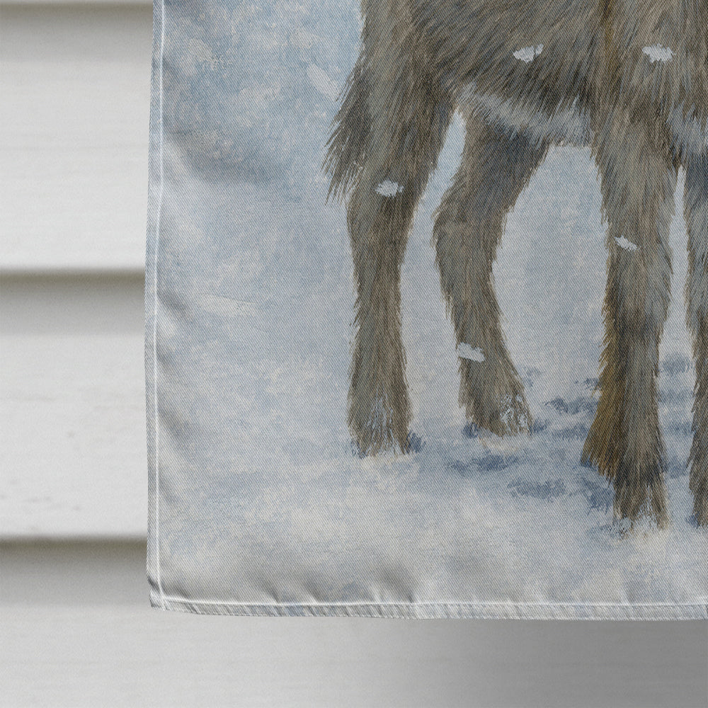 Donkeys House Flag 28x40 Porch Sleeve Pole Decorative Outside Yard Banner Artwork Wall Hanging, Polyester