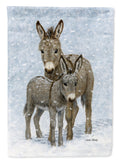 Donkeys House Flag 28x40 Porch Sleeve Pole Decorative Outside Yard Banner Artwork Wall Hanging, Polyester