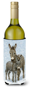 Donkeys Wine Bottle Hugger Gift Sleeve for Standard 750 ml Bottles, Insulated Reusable Also Fits Mini Shot & Pint Bottles