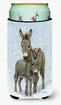 Donkeys Tall Boy Hugger Can Cooler Sleeve Machine Washable Drink Collapsible Insulator Beverage Insulated Holder