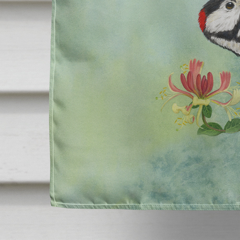 Woodpeckers House Flag 28x40 Porch Sleeve Pole Decorative Outside Yard Banner Artwork Wall Hanging, Polyester