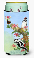 Woodpeckers Tall Boy Hugger Can Cooler Sleeve Machine Washable Drink Collapsible Insulator Beverage Insulated Holder