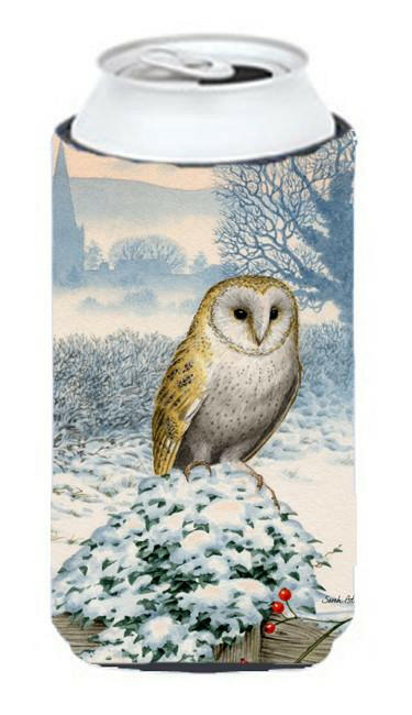Barn Owl Tall Boy Hugger Can Cooler Sleeve Machine Washable Drink Collapsible Insulator Beverage Insulated Holder