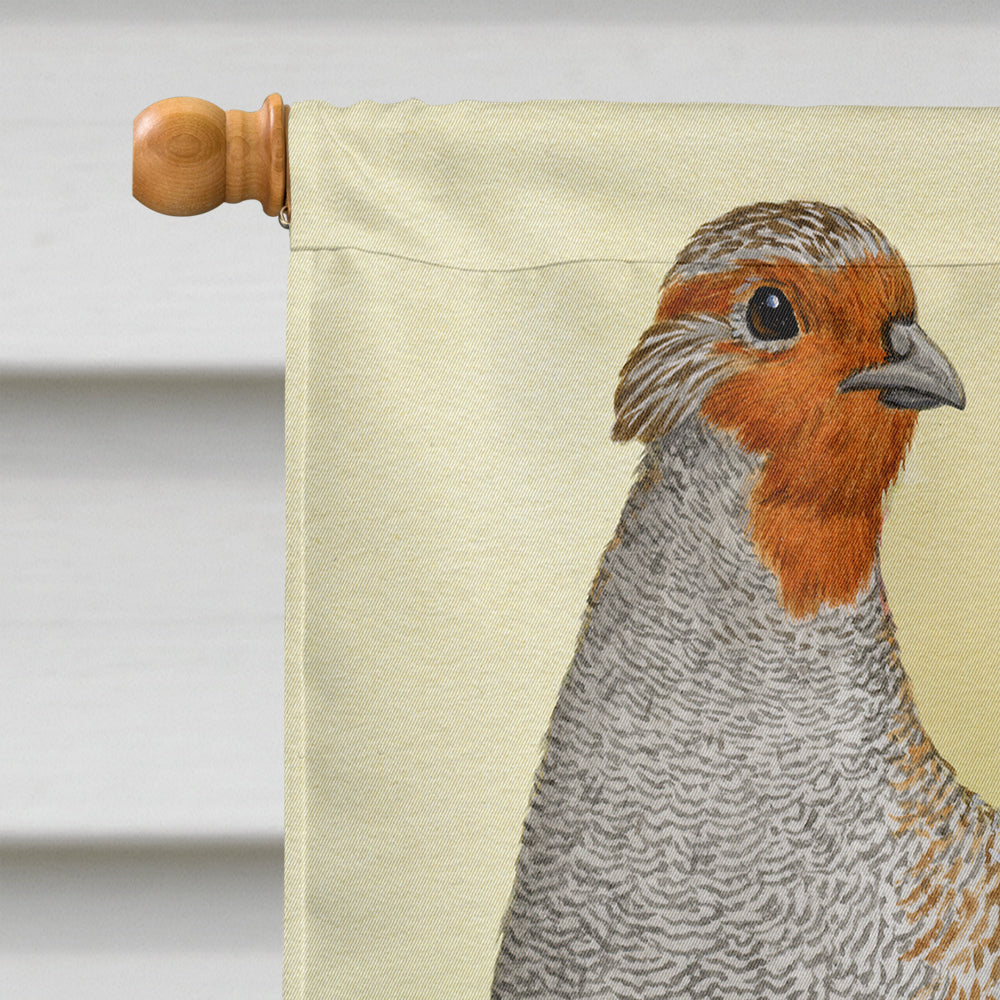 Partridge and Chicks House Flag 28x40 Porch Sleeve Pole Decorative Outside Yard Banner Artwork Wall Hanging, Polyester