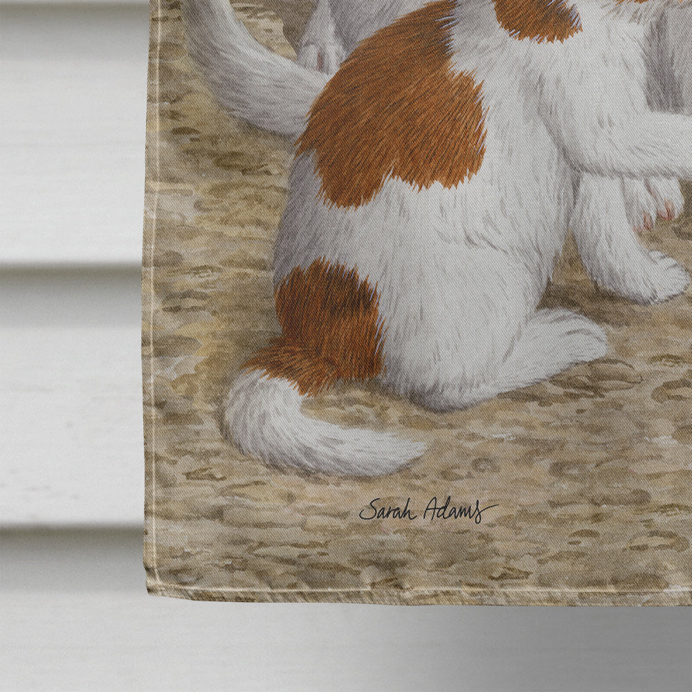 Jack Russell Terriers House Flag 28x40 Porch Sleeve Pole Decorative Outside Yard Banner Artwork Wall Hanging, Polyester