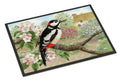 Woodpecker Doormat Indoor Outdoor 18H X 27W Front Door Mat Rugs for Entryway, Non Slip Washable