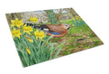 Jay Cutting Board Tempered Glass Kitchen Cutting Surface, Heat Resistant Chopping, Non-Slip Feet, Food Prep & Serving