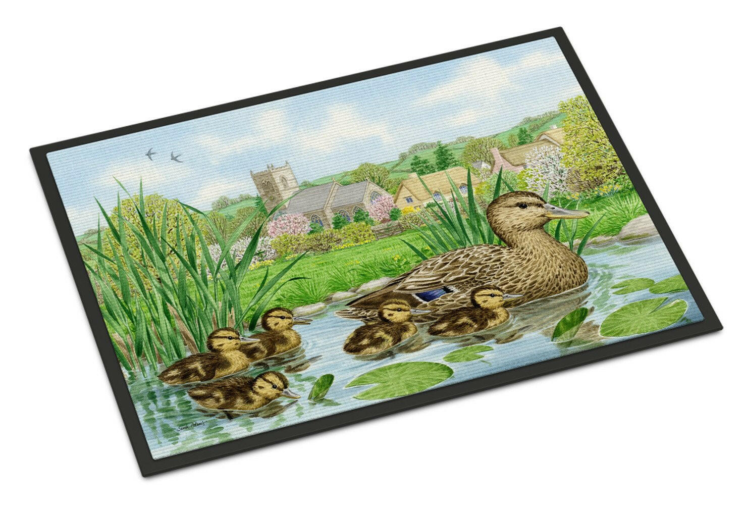 Mallard Duck Doormat Indoor Outdoor 18H X 27W Front Door Mat Rugs for Entryway, Non Slip Washable
