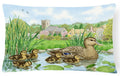 Mallard Duck Decorative Throw Pillow 12x16 Indoor Outdoor Accent Cushion, Fabric Cover with Insert for Sofa, Bed, Porch & Living Room