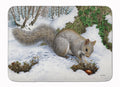 Grey Squirrel Memory Foam Kitchen Mat Machine Washable Anti-Fatigue Cushion Comfort Bath or Kitchen Rug