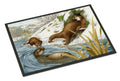 Playtime Otters Doormat Indoor Outdoor 18H X 27W Front Door Mat Rugs for Entryway, Non Slip Washable