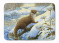 Winter Otter Memory Foam Kitchen Mat Machine Washable Anti-Fatigue Cushion Comfort Bath or Kitchen Rug