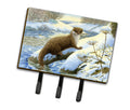 Winter Otter Leash or Key Holder Wall Hooks, Coat Rack Wall Mount, for Hanging Keys, Towels, Aprons, Leashes