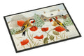 European Goldfinches Doormat Indoor Outdoor 24H X 36W Front Door Mat Rugs for Entryway, Non Slip Washable Low Pile,