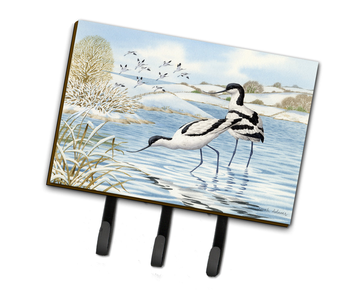 Avocet Leash or Key Holder Wall Hooks, Coat Rack Wall Mount, for Hanging Keys, Towels, Aprons, Leashes