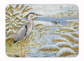 Blue Heron by the Water Memory Foam Kitchen Mat Machine Washable Anti-Fatigue Cushion Comfort Bath or Kitchen Rug