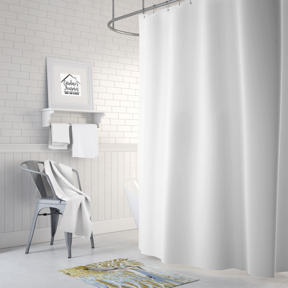 Blue Heron by the Water Memory Foam Kitchen Mat Machine Washable Anti-Fatigue Cushion Comfort Bath or Kitchen Rug