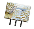 Blue Heron by the Water Leash or Key Holder Wall Hooks, Coat Rack Wall Mount, for Hanging Keys, Towels, Aprons, Leashes