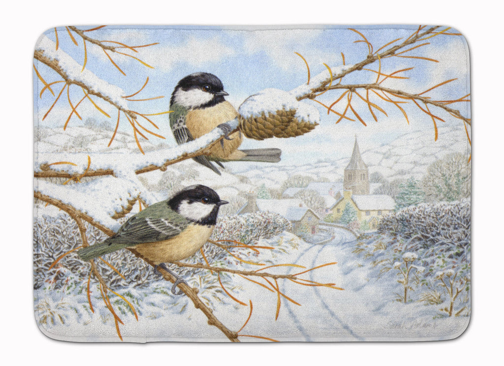 Coal Tits Memory Foam Kitchen Mat Machine Washable Anti-Fatigue Cushion Comfort Bath or Kitchen Rug