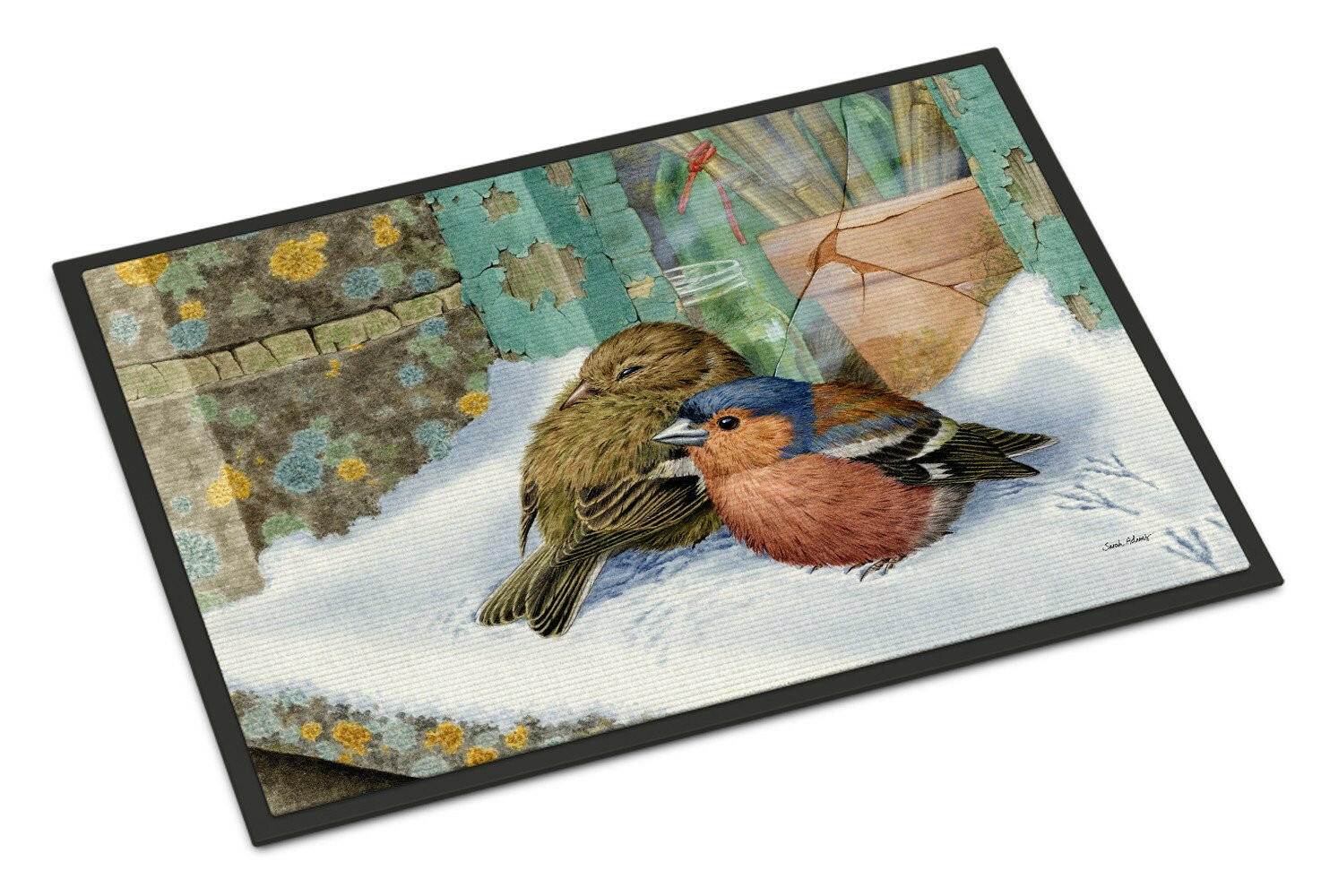 Chaffinches Doormat Indoor Outdoor 24H X 36W Front Door Mat Rugs for Entryway, Non Slip Washable Low Pile,