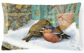 Chaffinches Decorative Throw Pillow 12x16 Indoor Outdoor Accent Cushion, Fabric Cover with Insert for Sofa, Bed, Porch & Living Room