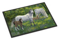 Group of Horses Doormat Indoor Outdoor 24H X 36W Front Door Mat Rugs for Entryway, Non Slip Washable Low Pile,