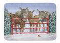 Donkeys and Robin Memory Foam Kitchen Mat Machine Washable Anti-Fatigue Cushion Comfort Bath or Kitchen Rug