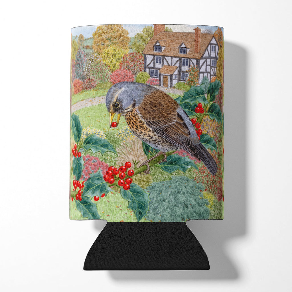 Fieldfare by Sarah Adams Can or Bottle Hugger Cooler Sleeve for Standard 12 oz Cans, Insulated Foam Beer & Soda Can Hugger Reusable