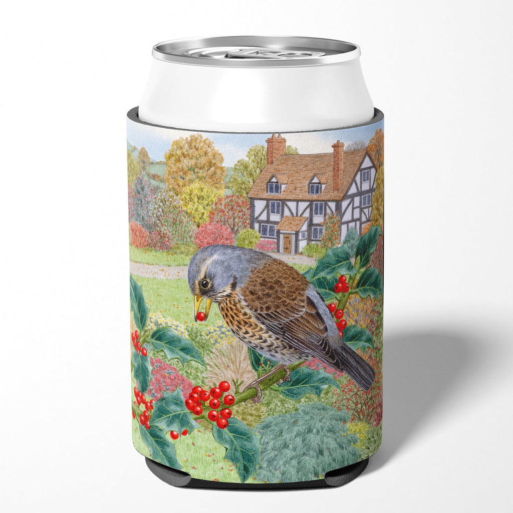 Fieldfare by Sarah Adams Can or Bottle Hugger Cooler Sleeve for Standard 12 oz Cans, Insulated Foam Beer & Soda Can Hugger Reusable