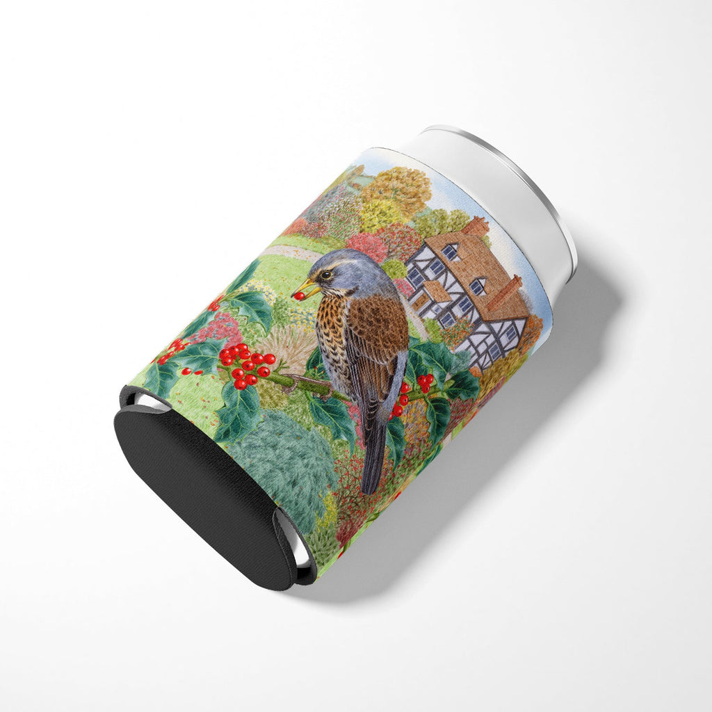 Fieldfare by Sarah Adams Can or Bottle Hugger Cooler Sleeve for Standard 12 oz Cans, Insulated Foam Beer & Soda Can Hugger Reusable