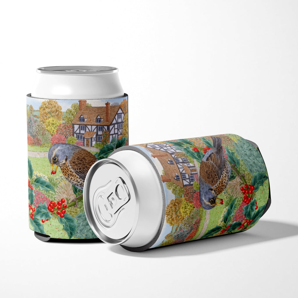 Fieldfare by Sarah Adams Can or Bottle Hugger Cooler Sleeve for Standard 12 oz Cans, Insulated Foam Beer & Soda Can Hugger Reusable