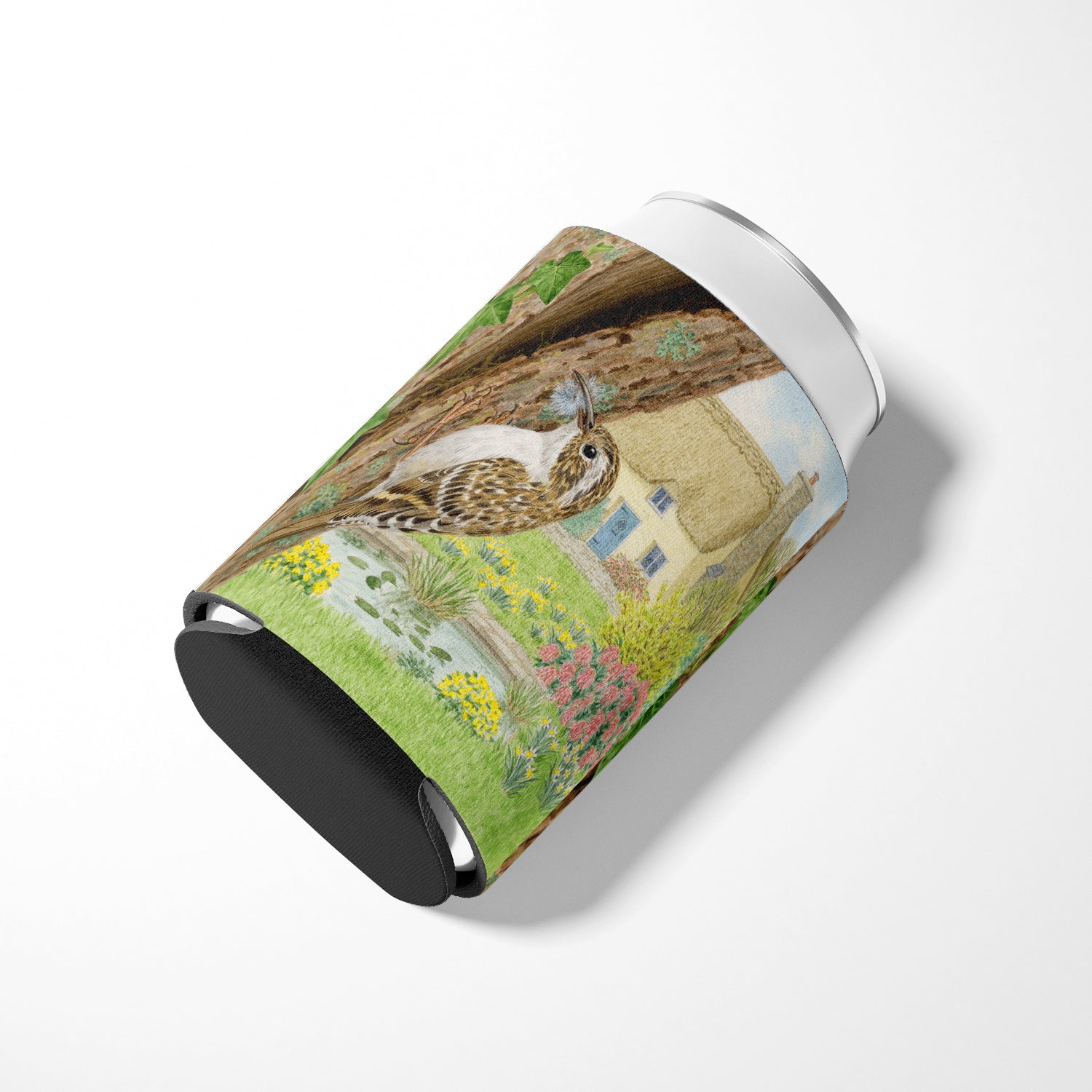 Treecreeper by Sarah Adams Can or Bottle Hugger Cooler Sleeve for Standard 12 oz Cans, Insulated Foam Beer & Soda Can Hugger Reusable